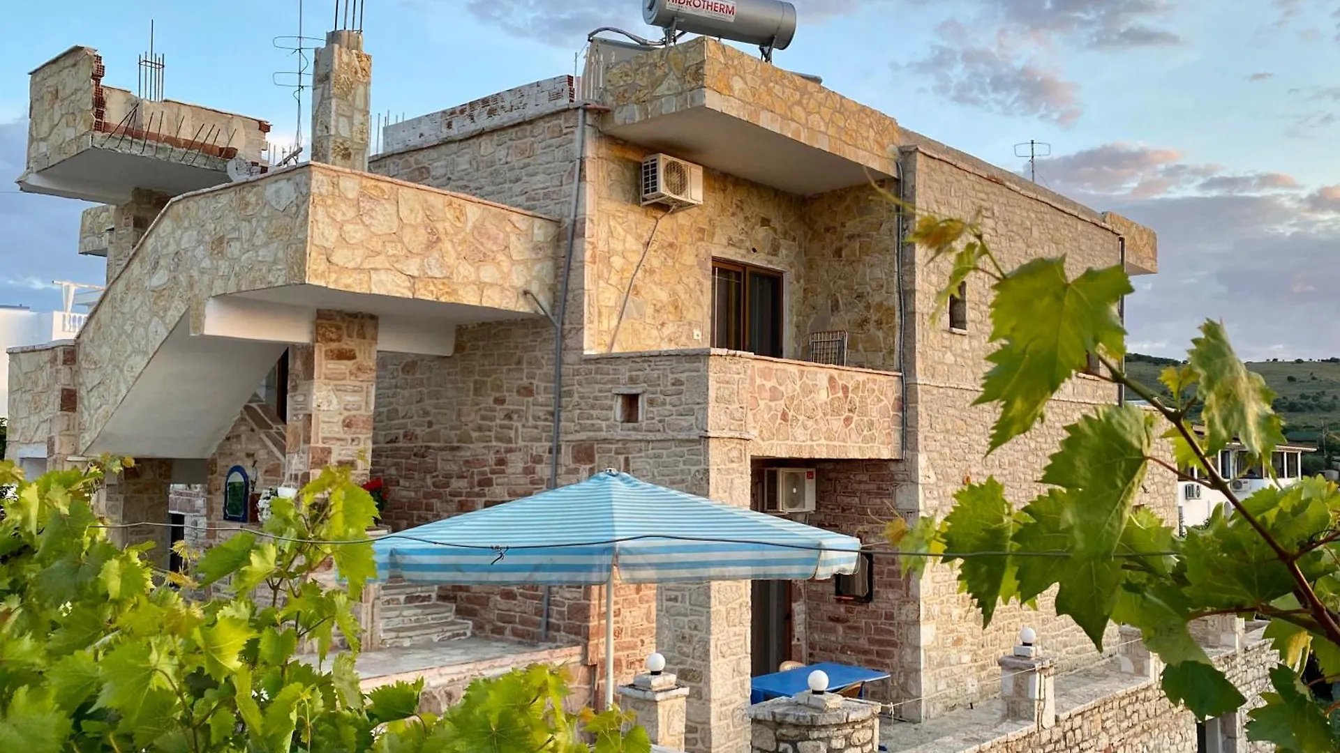 Handmade Stone Villa Ksamil